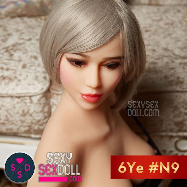 6YE Sex Doll Head N#9 - Realistic Korean Ji Woo