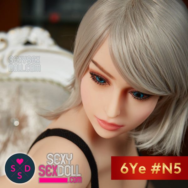 European Sex Doll Head - 6Ye #N5 Caucasian Rebecca