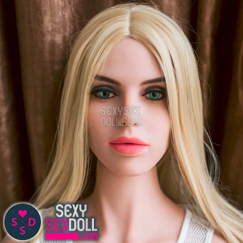 caucasian sex doll head