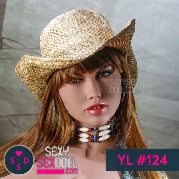 YL Chubby Sex Doll Head #124 Cheyenne