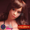 6Yeラブドールの頭部 #N14 美知香