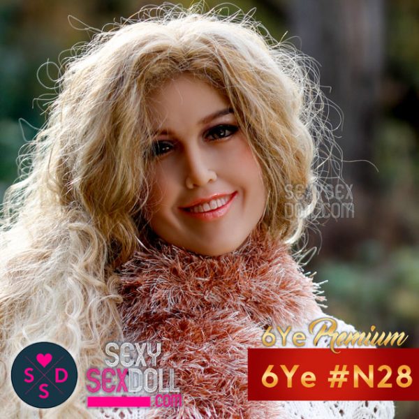 6Ye Premium Smiley Sex Doll Face #N28