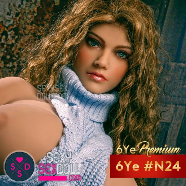 6Ye Premium Gorgeous Sex Doll Head N24 Adèle