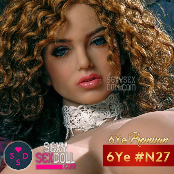 6Ye Premium Sex Doll Head N27 tan