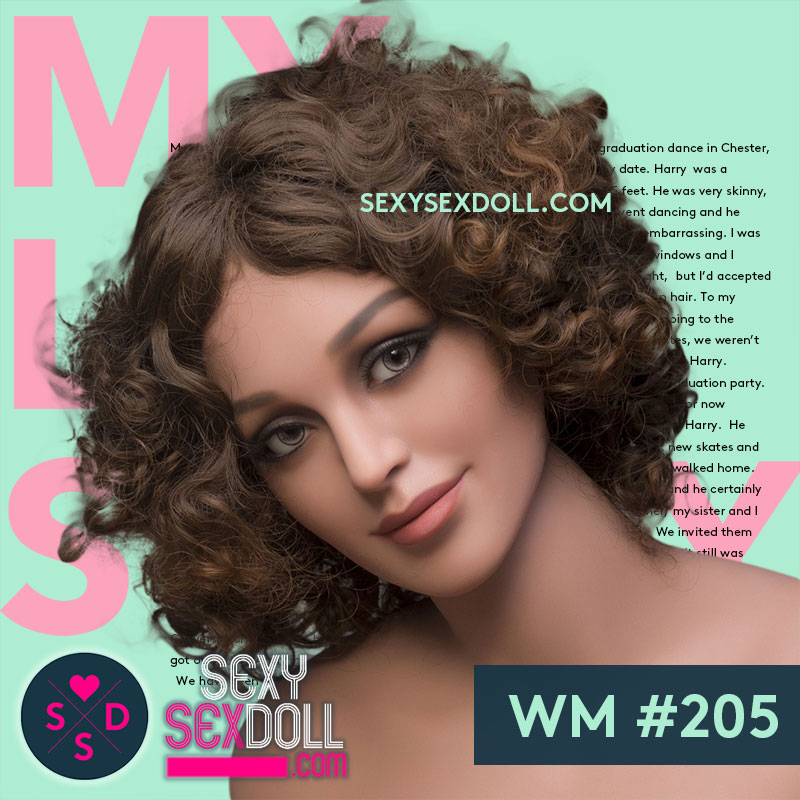 Human life-like smiling sex doll head WM #205 UMA