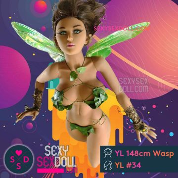 Flying Angel Sex Doll YL 148cm Wasp Waist Head 34 Dina