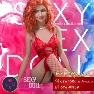 Anal Play Sex Doll 6Ye Premium 158cm 5ft2 A-cup Head N59 Gabby