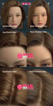Implanted Synthetic Hair VS Real Human Hair