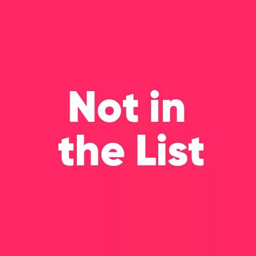 Not in the list