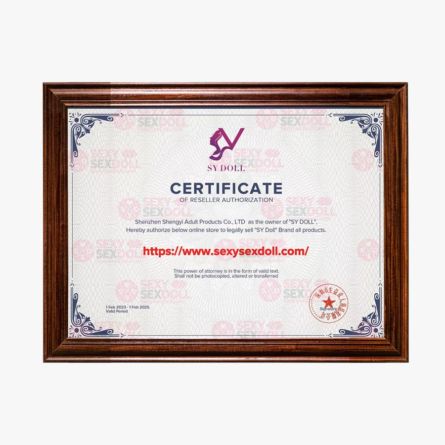 SY-Doll-Certificate-of-Reseller-Authorization-for-SexySexDoll