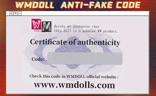 WM Doll Anti-fake code supported by SexySexDoll