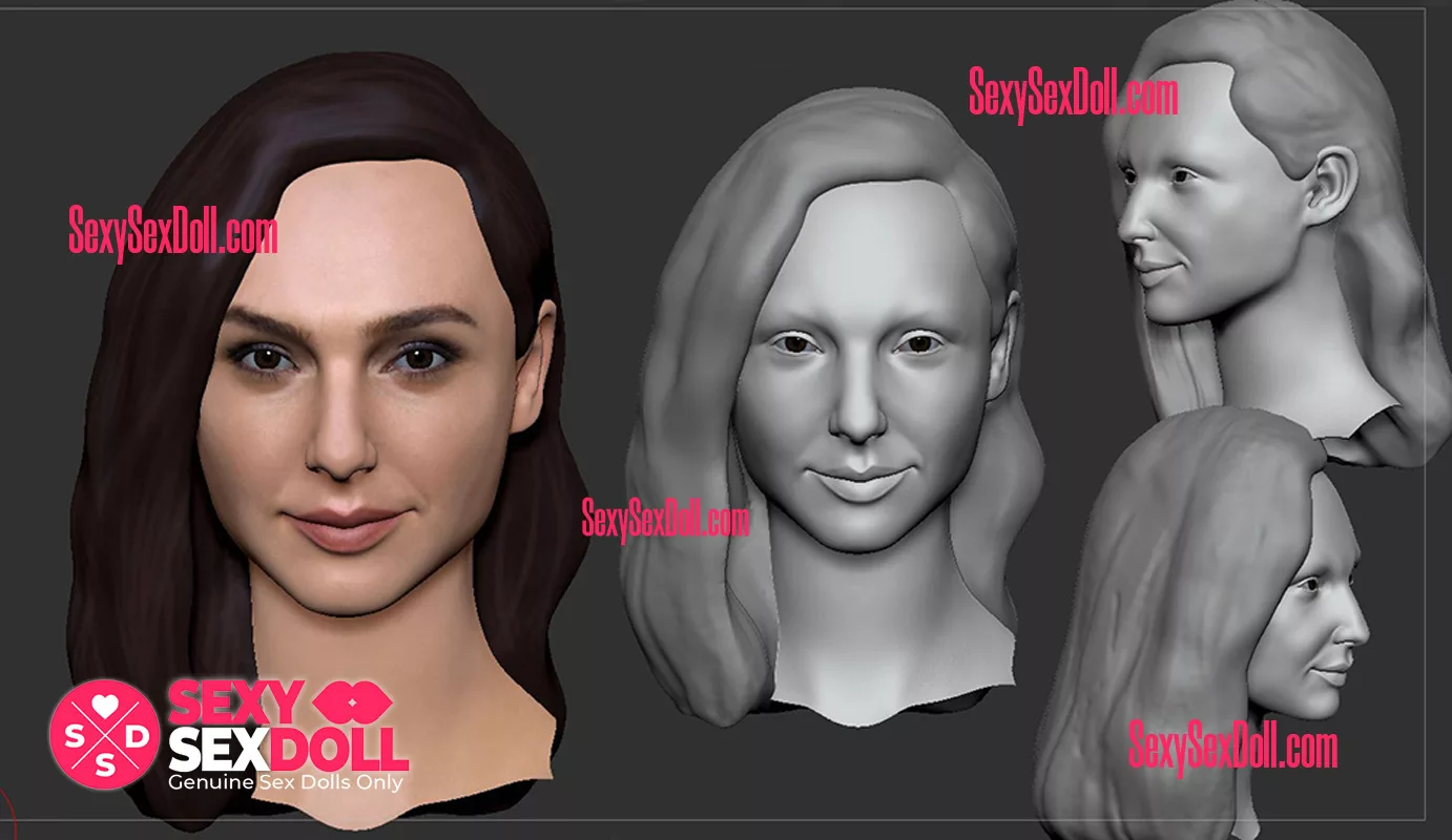 After the 3D model painting is confirmed, we will further color the model to let you feel the real look of the doll.