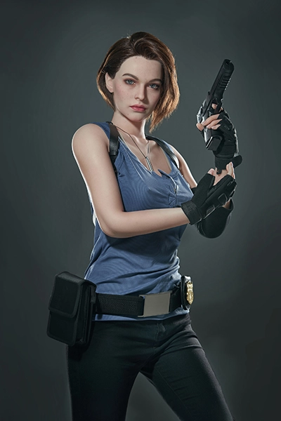 Jill valentine sex doll resident evil Jill cosplay life-size erotic doll 168cm