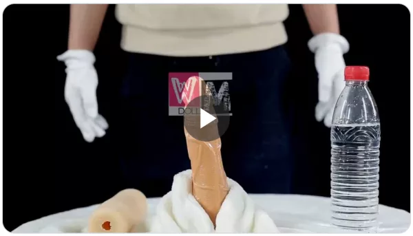 Watch the video demonstration in our X(twitter) post to see how lube-free sex doll vaginas work